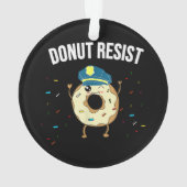ドナットレジスおもしろいトミーム警察官が オーナメント (裏面)