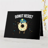 ドナットレジスおもしろいトミーム警察官が カード (黄色い花)