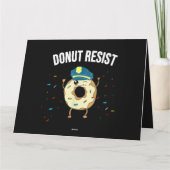 ドナットレジスおもしろいトミーム警察官が カード (裏面)