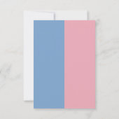 ドナッモダントが赤ちゃん男女兼用シャワーを振る サンキューカード (裏面)