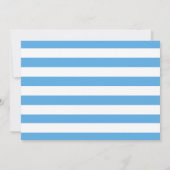 ドナッモダントボーイズ赤ちゃんシャワー散水 招待状 (裏面)