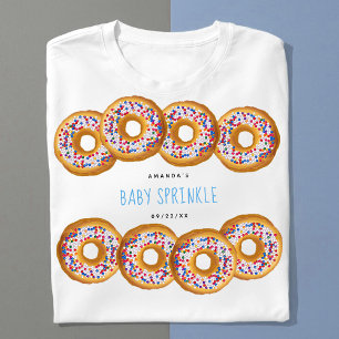 ドナッモダントボーイズ赤ちゃんシャワー散水 Tシャツ