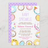 ドナツイースターベビー散水 招待状 (正面/裏面)