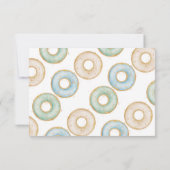 ドナツ1st誕生日パーティーサンキューカード(写真あり) サンキューカード (裏面)