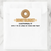 ドナパーソナライズされたツ 長方形シール (バッグ)