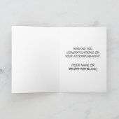 ドナパーソナライズされたルド・トランプ大統領祝賀 シーズンカード (内部)