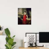 ドナマリア・イザベル・デ・ブラガンザ(1829油オン) ポスター (ホームオフィス)