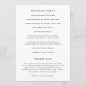 ドナモダン結婚ズ プログラム (裏面)