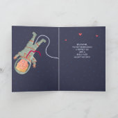 ドナルおもしろいド·トランプ宇宙バレンタインデー シーズンカード (内部)