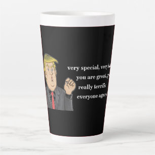 ドナルおもしろいド·トランプ·ファザーズ·デイ·パパ·ブラック·カラー カフェラテマグ