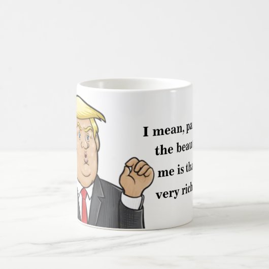ドナルおもしろいド·トランプ·マグ コーヒーマグカップ (中央)