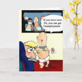 ドナルおもしろいド·トランプ·マンガ大統領の選挙 カード (黄色い花)