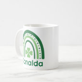 ドナルダネームクローバーボホーレインボー コーヒーマグカップ (正面左)