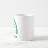 ドナルダネームクローバーボホーレインボー コーヒーマグカップ (中央)