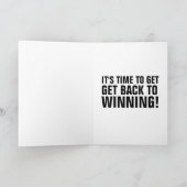 ドナルドおもしろいトランプがよくグリーティングカードを手に入れる カード (内部)