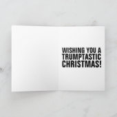 ドナルドおもしろいトランプのクリスマスカード カード (内部)