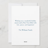 ドナルドおもしろいトランプのクリスマスカード シーズンカード (裏面)