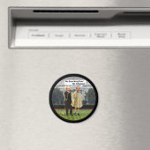 ドナルドおもしろいトランプのプーチン銃のジョーク マグネット (インサイチュ (食洗機))