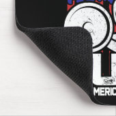 ドナルドおもしろいトランプウェイトリフティングトレーニングジム マウスパッド (コーナー)