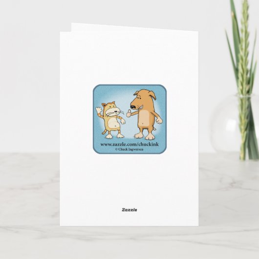 ドナルドおもしろいトランプゴルフナット誕生日 カード (裏面)