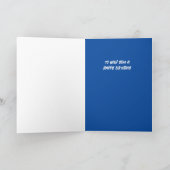 ドナルドおもしろいトランプ包帯された耳ハッピーバースデー カード (内部)