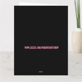 ドナルドおもしろいトランプ大誕生日カード「敗者！」 カード (裏面)