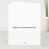 ドナルドおもしろいトランプ誕生日カードあなたはA 10! カード (裏面)