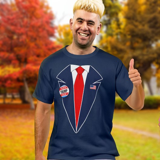 ドナルドおもしろいトランプ2024タキシードハロウィーンの衣装 Tシャツ