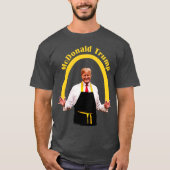 ドナルドおもしろいトランプ2024フリフランスのーズ引用文ミーム Tシャツ (正面)