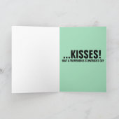 ドナルドおもしろいトランプST.PATRICKのデイカード カード (内部)