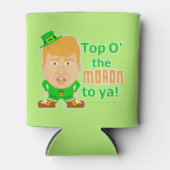 ドナルドおもしろいトランプSt patricks dayレプレシャン 缶クーラー (正面)