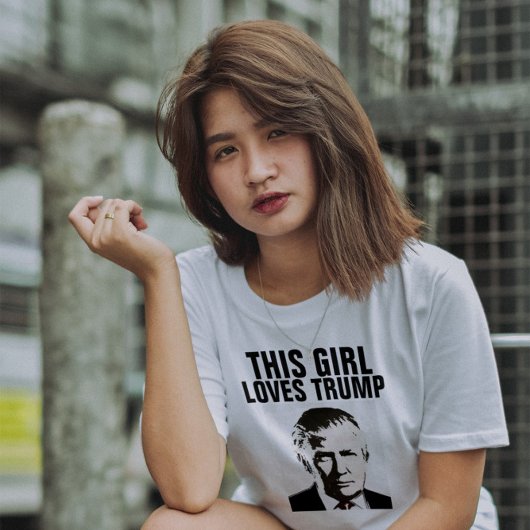 ドナルドおもしろいトランプTシャツ、女性の女性 Tシャツ