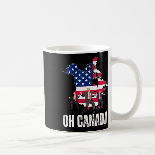 ドナルドおもしろいントランプOhカナダ米国 コーヒーマグカップ (右)