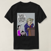 ドナルドおもしろいン・ボリスとナターシャ・ロングギフトへの贈り物 Tシャツ (デザイン正面)