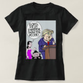 ドナルドおもしろいン・ボリスとナターシャ・ロングギフトへの贈り物 Tシャツ (デザイン正面)