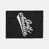 ドナルドおもしろい・トランプの統一された州 フリースブランケット (正面(横))