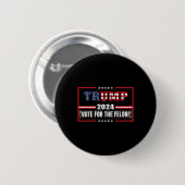 ドナルドおもしろい・トランプ支持者2024の投票 缶バッジ (正面&裏面)