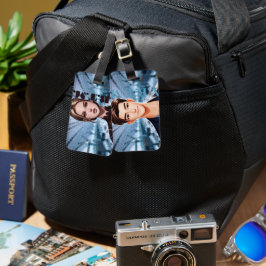 ドナルドとシアー。アニメーションキャラクターデザイン ラゲッジタグ