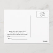 ドナルドとメラニアからのクリスマスの招待 ポストカード (裏面)