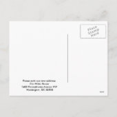 ドナルドとメラニアからのシーズンの挨拶 シーズンポストカード (裏面)