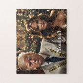 ドナルドとメラニアのクリスマス ジグソーパズル (縦)