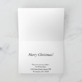 ドナルドとメラニアの素晴らしいクリスマス シーズンカード (内部)