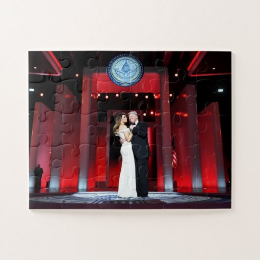 ドナルドとメラニアトランプ ジグソーパズル (横)