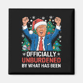 ドナルドのばら模様によって公式に縛られることがない マグネット (正面)