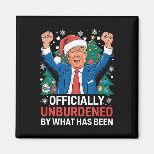 ドナルドのばら模様によって公式に縛られることがない マグネット (正面)