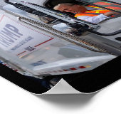 ドナルドのトランプは、ごみトラックのシャツのごみの中に乗る ポスター (角)