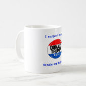 ドナルドのトランプ大統領のマグ コーヒーマグカップ (正面左)