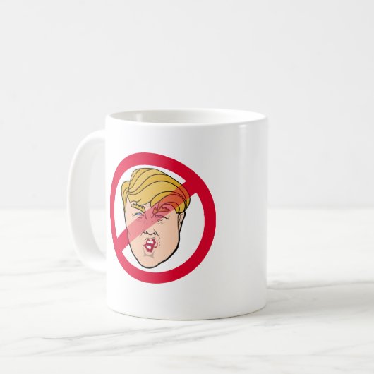 ドナルドの反風刺漫画-アンチ切札- コーヒーマグカップ (正面左)