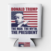 ドナルドは大統領の神話を切り倒す 缶クーラー (正面)