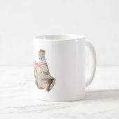 ドナルドを押し上げる コーヒーマグカップ (正面右)